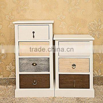 Home Furniture 2/3/4 Drawers Antique Wooden Cabinet photo-4