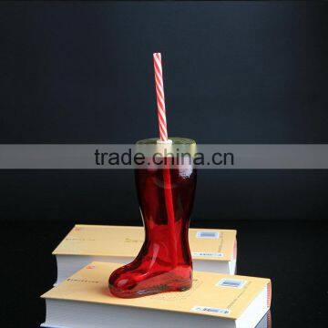 2017 New Products Clear and Red Wholesale High Quality Shaped Glass Jars photo-3