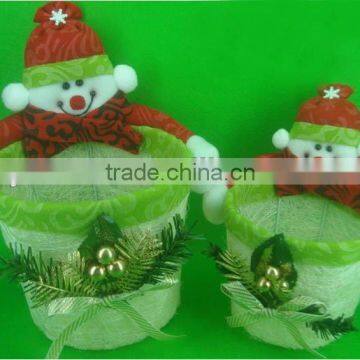 Christmas decoration,Father Christmas basket