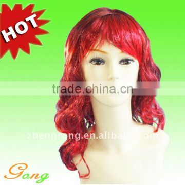 2012 most fashionableCosplay Women Costume Ball Red wig hair