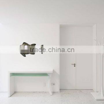 Decorative Metal Wall Decor Fish Design With Mirror photo-2