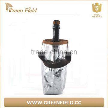 Washable Custom Insulated Tyvek Paper Wine Bottle Bag Cooler photo-3