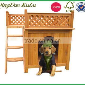 new eco-friendly soild wood dog house for hot sale