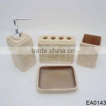EA0143 stone bath accessories and set