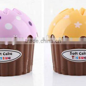 Wholesale Stock Small Order Ice Cream Plastic Tissues Storage Box Napkin Holder photo-6