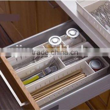 Fashion 3 Lattices Sundries Plastic Divided Storage Box/DIY Storage Box photo-2