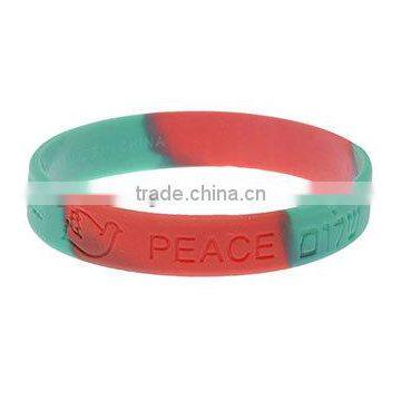 New Disign Clover Rubber Charm Wristband Band Fashion Silicone Bracelet photo-4