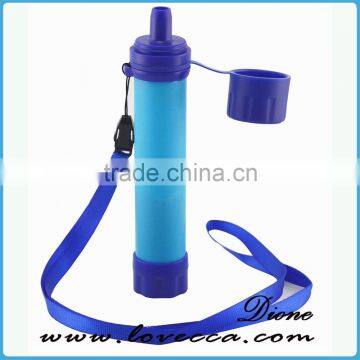 Personal emergency water filter straw ,water filter purifier for outdoor drinking