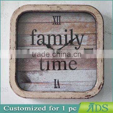 Antique wooden wall clock