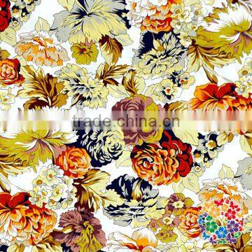 Cotton Material Country Rose Floral Cotton Textile Fabric 100% Cotton Fabric