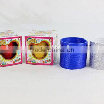 high quality colorful magic rainbow spring with smile face/magic rainbow circle