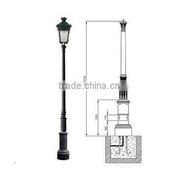 Square Used Lamp Poles/ductile Casting Posts/outdoor Park Lighting Posts photo-3