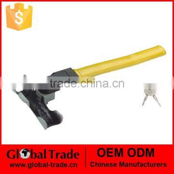 A1953 Black Yellow Steering Wheel Lock Anti Theft Security Standard Device Steering Wheel Lock