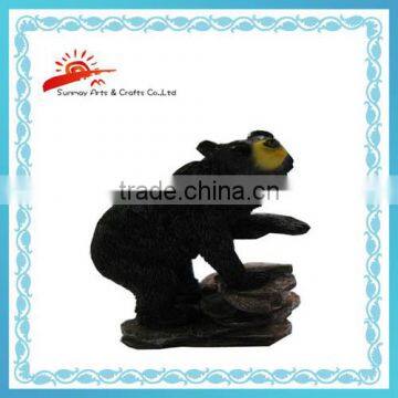 home decoration black bear figurine