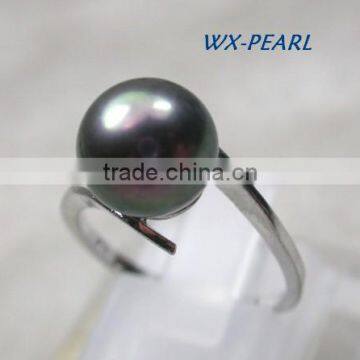 Fashion Gold Stainless Steel Pearl Rings photo-2