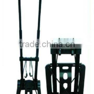 plastic portable luggage cart with wheels