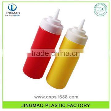 Different Size PE Eco-Friendly Plastic Sauce Bottle