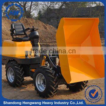 Construction Equipment Rated 1Ton Hydraulic Transmission Mini Dumper Price