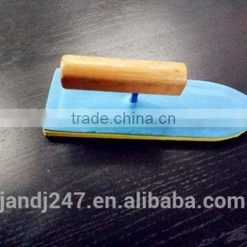 Rubber Sponge Plastering Trowel with Wooden Handle