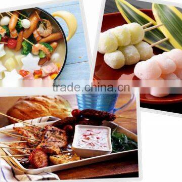 China factory bamboo barbecue skewer, Round Skewers bamboo skewer, bbq tools bamboo sticks