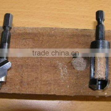 4 Piece High Quality Carbon Steel Plug Socket Cutter Set for Woodworking Tool photo-3