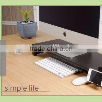 Monitor PC Stand With USB Hubs & Plug, Glass Compute Monitor Stand photo-3