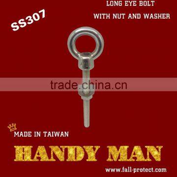 307S Stainless Steel 316 Long Shoulder Eye Bolt photo-2