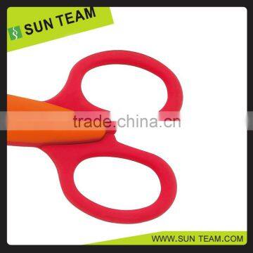 Soft Rubber Handle Zig Zag Scissors Student Craft Scissors photo-3