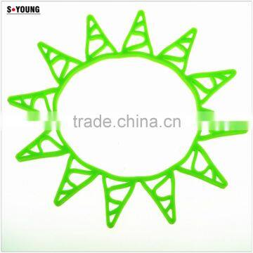 16009 Heart Shape Silicone High Temperature Heat Insulation Mat Kitchenwares Silicone Mat Flexible Silicone Heating Mat photo-2