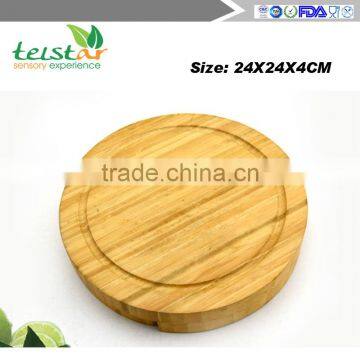 New Design High Quality Rubber Wood Cheese Board Wood Cheese Board With 4knives Set Bamboo & Wood Products Kitchenwares co Tools photo-5