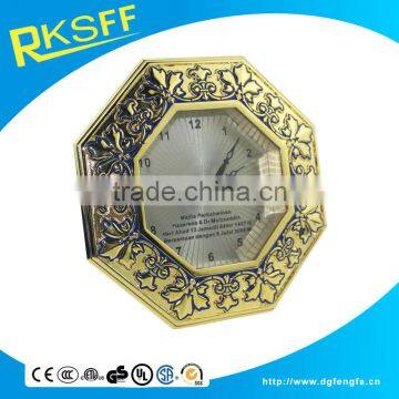 Fancy Alarm Wall Clock for Decoration With Zinc Alloy photo-3