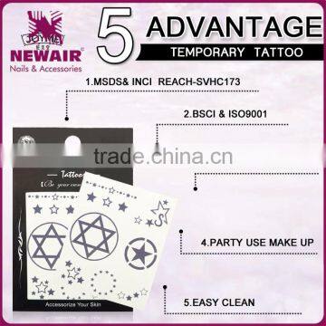 Temporary Customized Printing Hand Tattoo Sticker