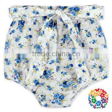 Wholesale Summer Multiple Printing Design Plain Toddler Baby Girl Pants Bow Cotton Kids Shorts