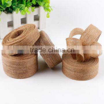 Eco -Friendly Nature Jute Burlap Ribbon Wholesale photo-5