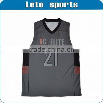 Sublimation reversible basket ball uniform/dye sublimation uniforms