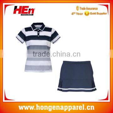 Hot sale original design tennis wear active cheap style / Tennis Player Sublimation Uniform