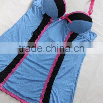 Blue ladies sexy nighties lingerie tokyo made in China factory / alibaba selling