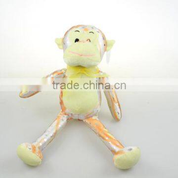 Cute 3 Asst Wholesale Cheap Monkey Frog Dog Light Toy Plush Duck With Sand photo-2