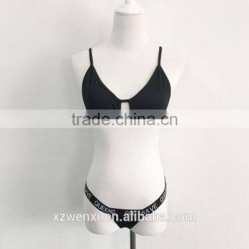 New Fashion Hot Sexy Hollow Out Letter Bikini Set photo-2