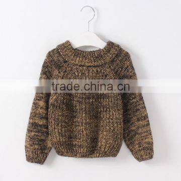 High Quality Raglan Sleeve Woolly Loose Sweater for Girl photo-2