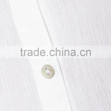 Outdoor Autumn Women White Cotton Shirt Customized photo-4