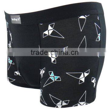 Fancy Printing Men's Shorts Bamboo Fiber Material Men Panties Sexy Boxers photo-5