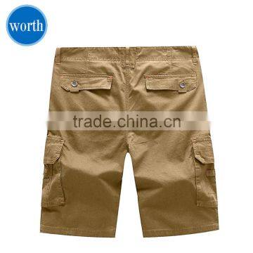 6 Pocket Cargo Shorts Mens 100% Cotton Twill Colthes Made by Custom Labels photo-2