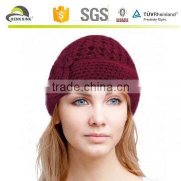 Hand Knit Fashion Girls Fancy Winter Hats And Cap photo-3