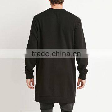 Wholesale Make Your Own Crew Neck Black Tall Sweatshirts Mens Sweatshirts photo-3