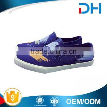 Slip-on Comfortable Men Colorful Painting Canvas Shoes photo-3