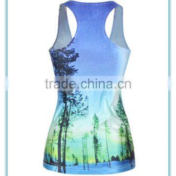 Women Tank Top Stringer Tank Top Sublimation Printing photo-4