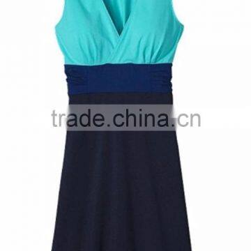 Ladies Long Dress, 95% Ctn, 5% Lycra, S/J, 190 Gsm