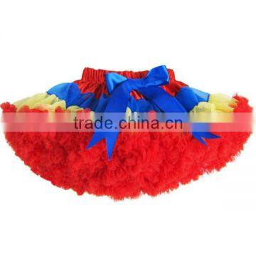 S32471W High Quality Princess Kids Girl Multi Layer Tulle Party Dance Skirts Short Cake Tutu Skirt photo-2