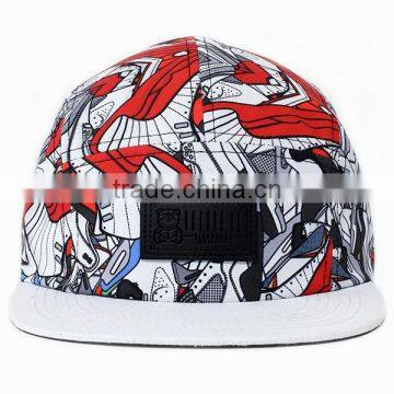 Sunshade Summer Digital Printing Mateiral Bucket Hat and 5 Panel Hat photo-2